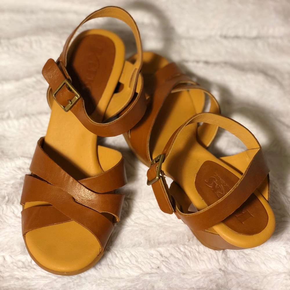 Kork by Kork-ease brown sandals